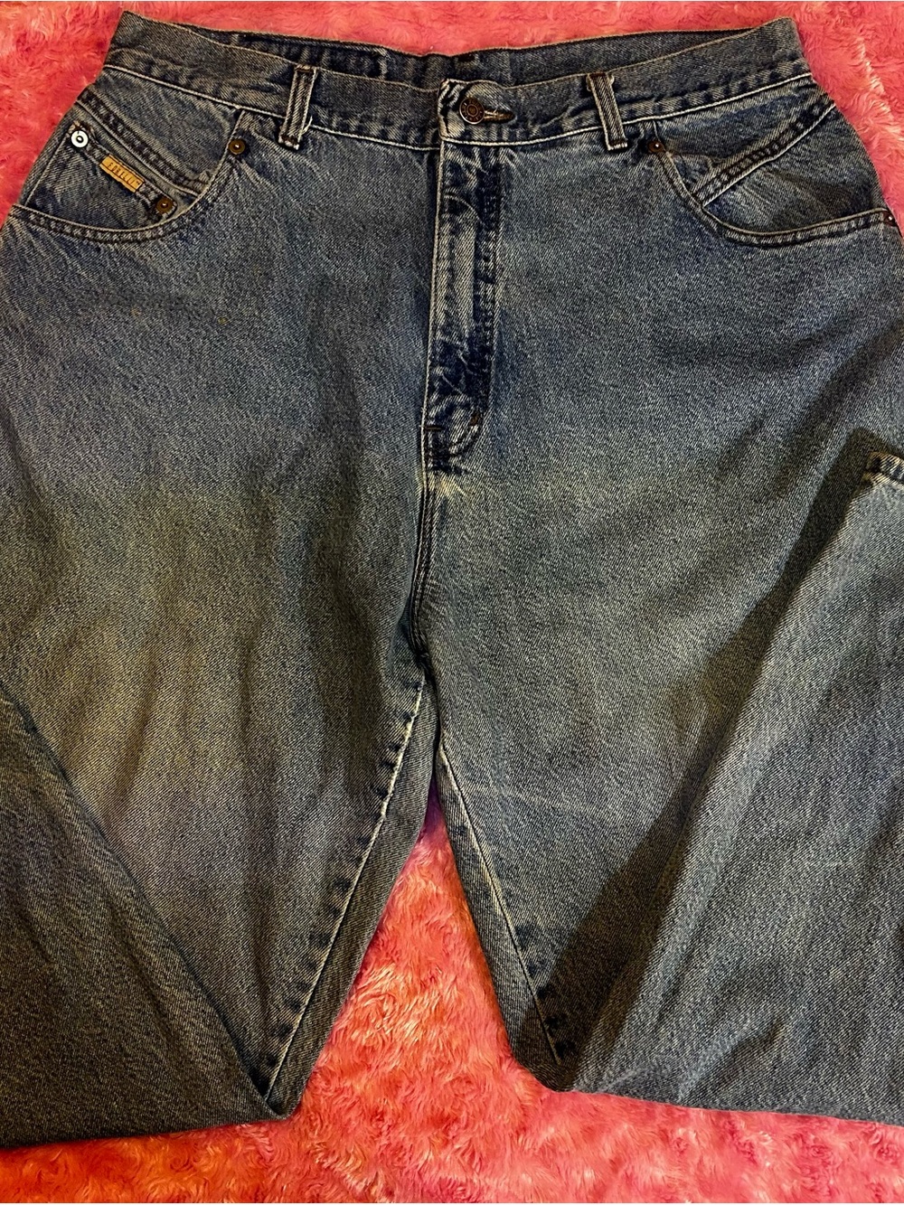 Vintage Blue Denim Jeans - Comfortable Everyday Fit